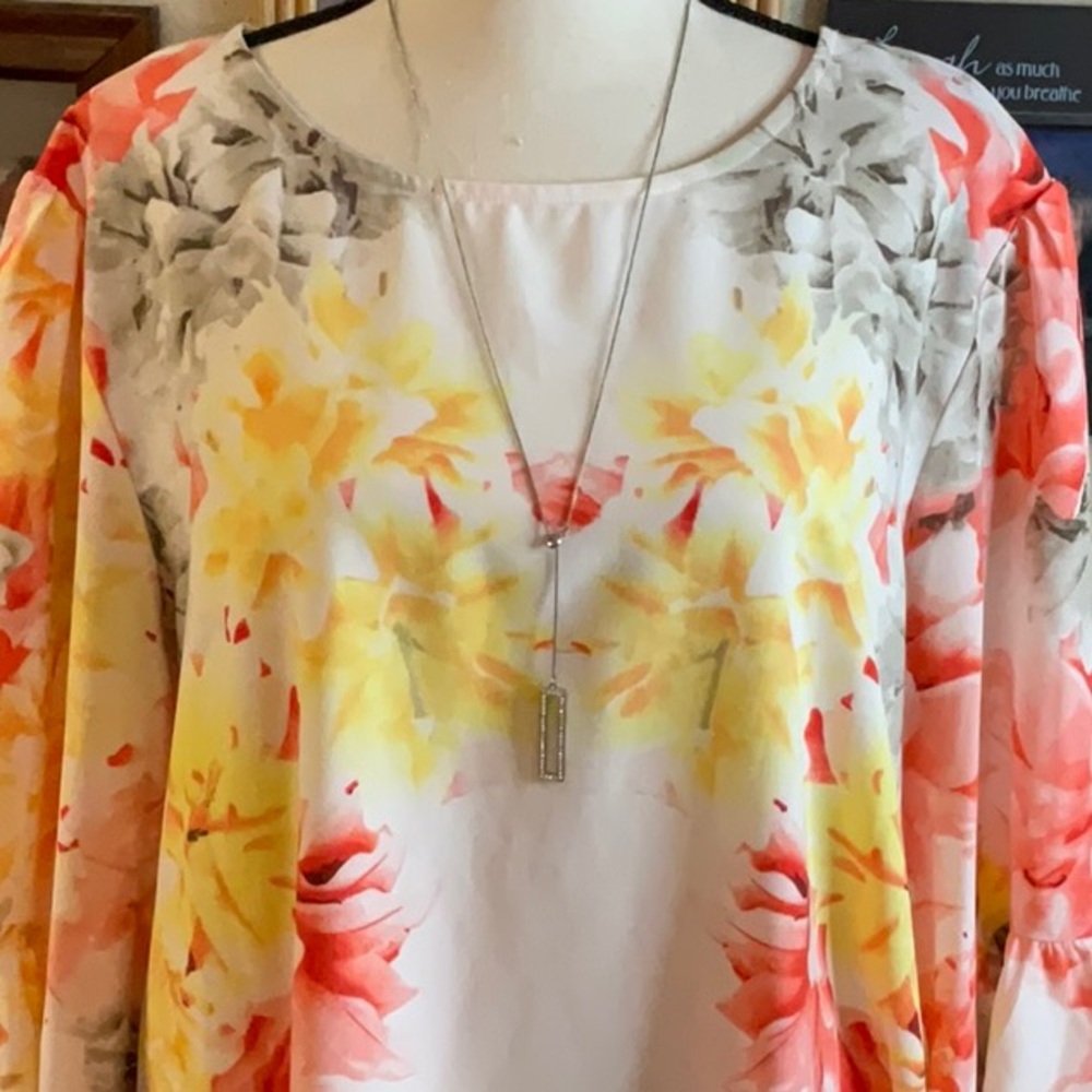 Nygard Flowered Blouse